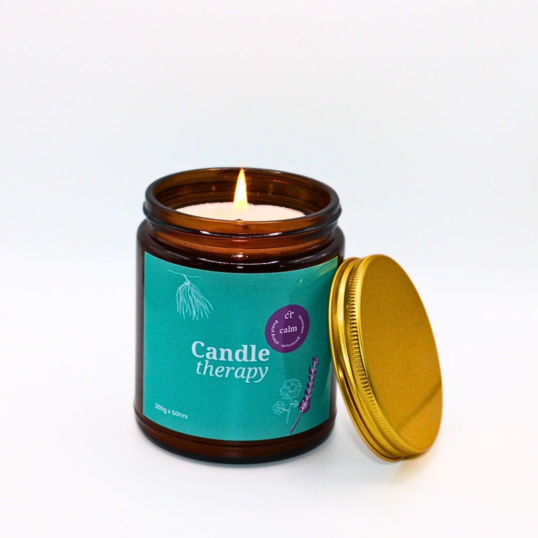 Calm Aromatherapy Soy Wax Candle